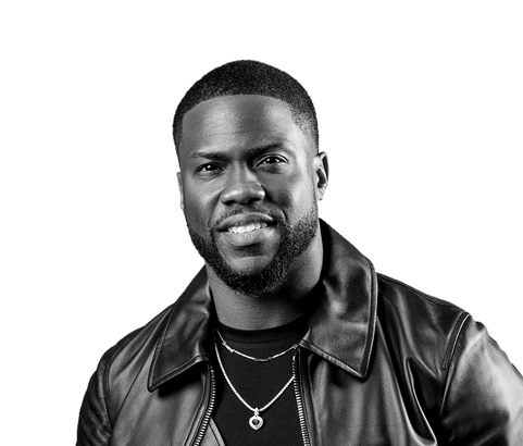 Kevin Hart Transparent Background (gray, black)