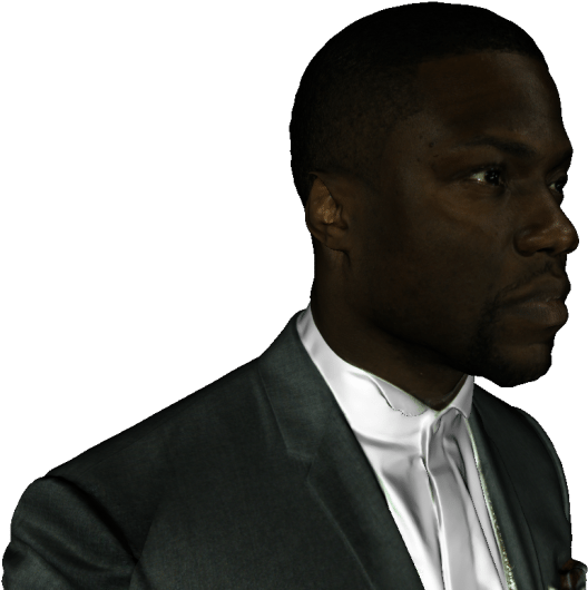 Kevin Hart Transparent Png (black)