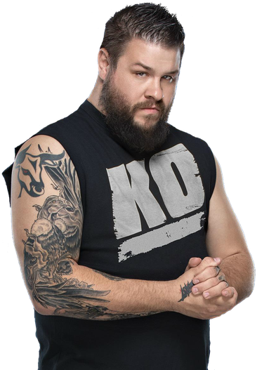 Kevin Owens Transparent Background (black, silver)