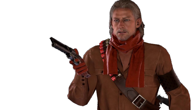 Revolver Ocelot Transparent Png (black, maroon)