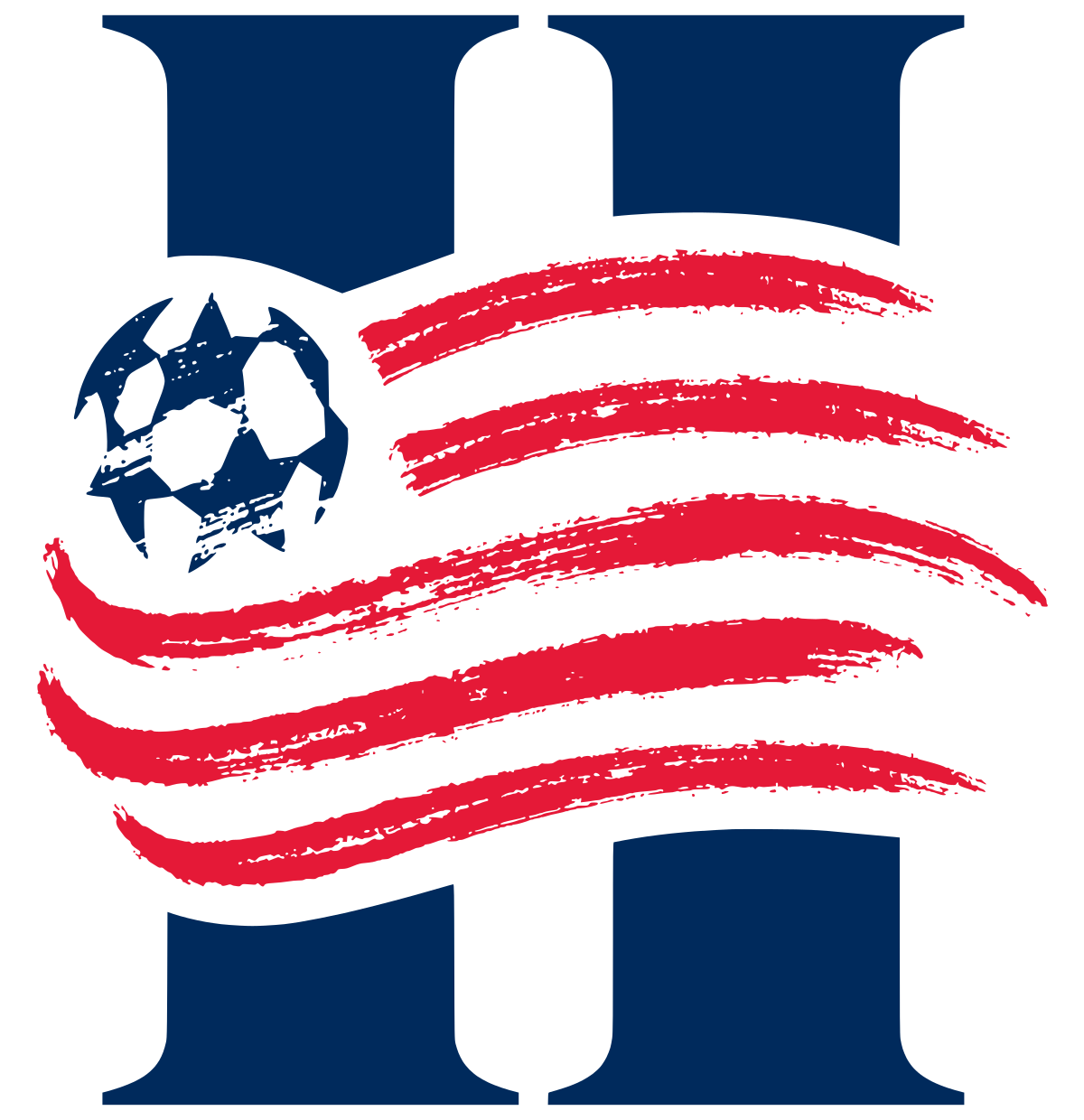 New England Revolution Ii Png (red, gray, black, white, navy)