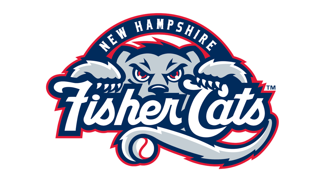 New Hampshire Fisher Cats Png Pic (white, silver, navy, black)