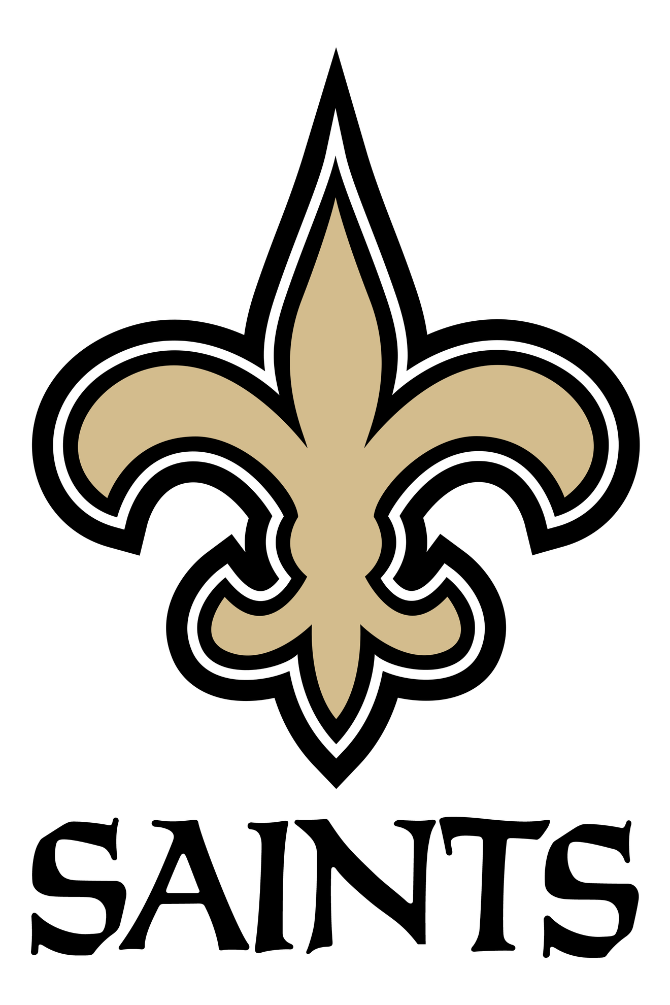 New Orleans Gold Png Hd (silver, black)