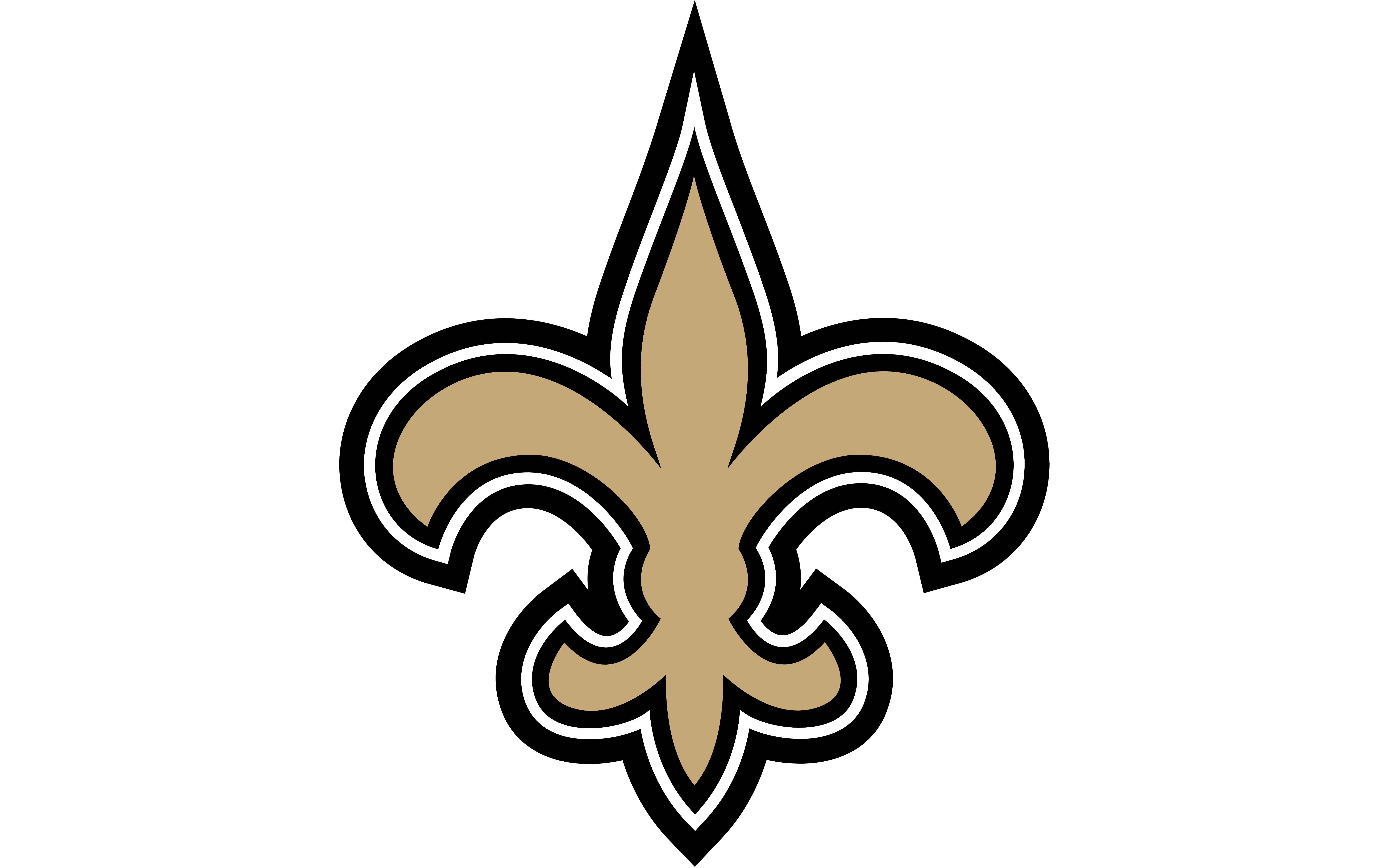 New Orleans Gold Png Image (gray, black, salmon)