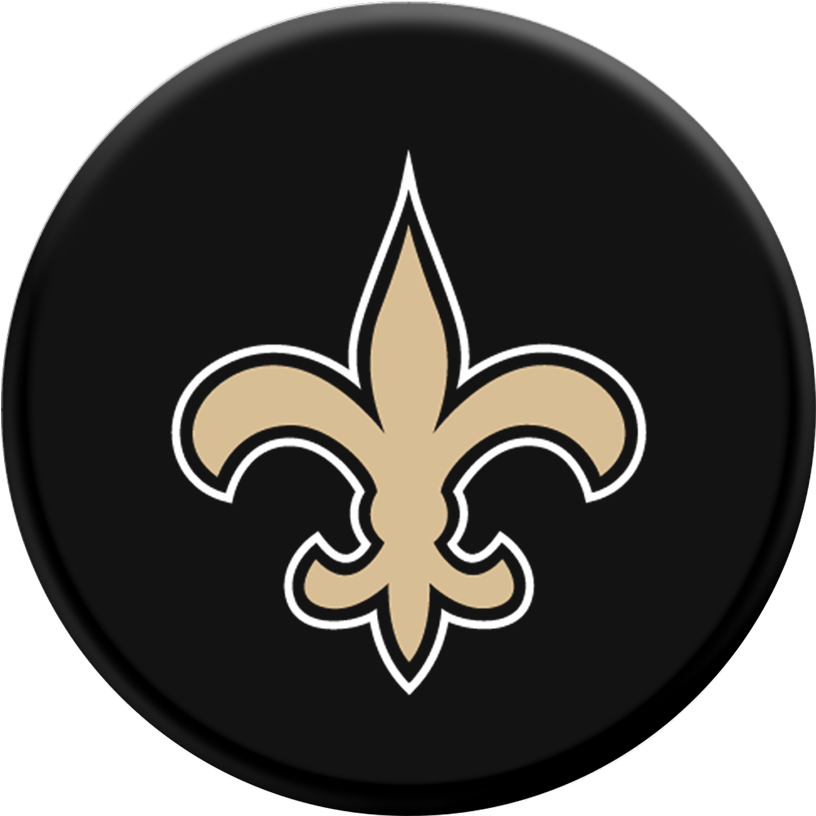 New Orleans Saints Png Clipart (black, silver)