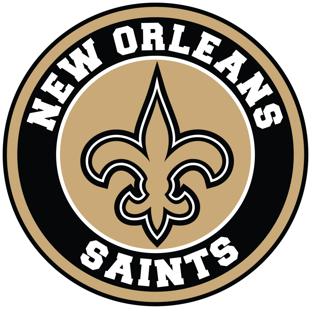 New Orleans Saints Png Transparent (white, black, salmon)