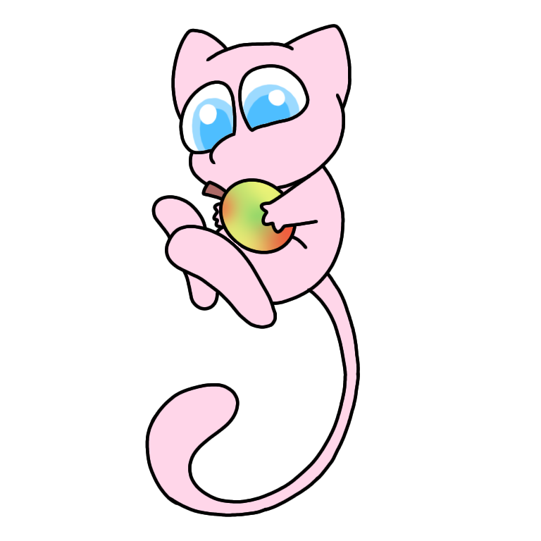 Mew Png Hd Isolated (white, lavender, black)