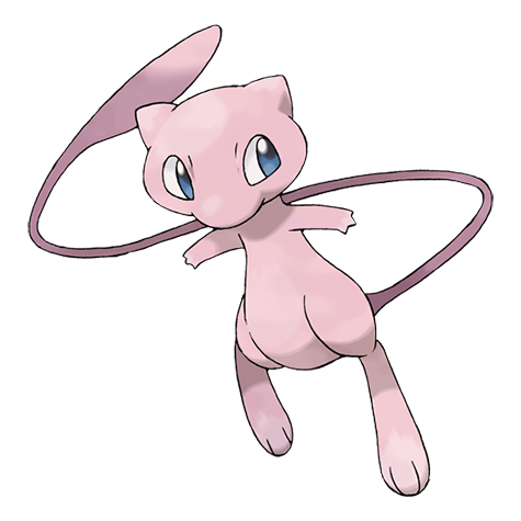 Mew Png Image (gray, pink, silver, lavender, white)