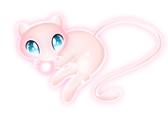 Mew Png Photo (beige, pink, black, white)