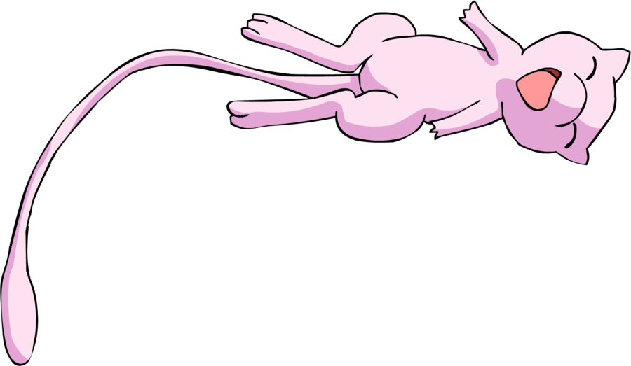 Mew Png Transparent (lavender, black, plum)