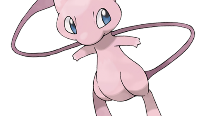 Mew Transparent Png (pink, black)