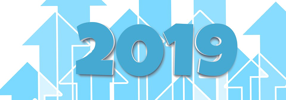 New Year 2019 Png Hd (white, gray, mint)