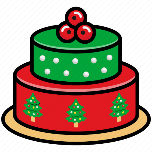 New Year Cake Png Isolated Hd (red, indigo, green, black)