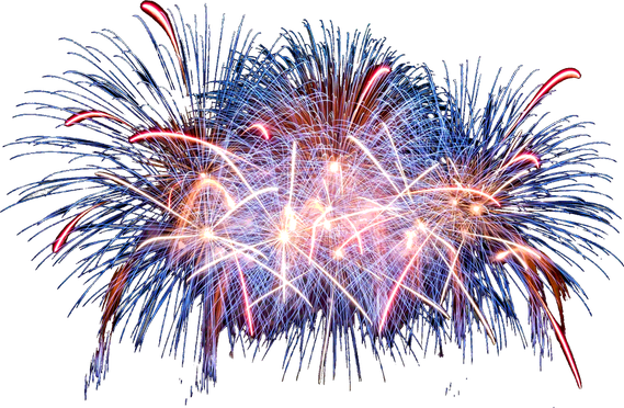 New Year Fireworks Png Hd (black)