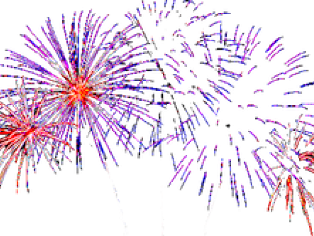 New Year Fireworks Png Photo (black)