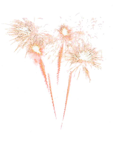 New Year Fireworks Png Photos (white)