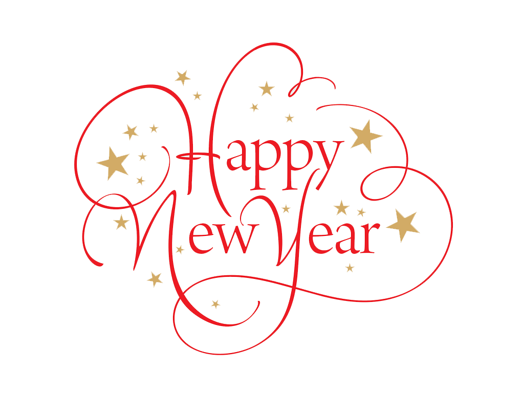 New Year Greetings Png Picture (white)