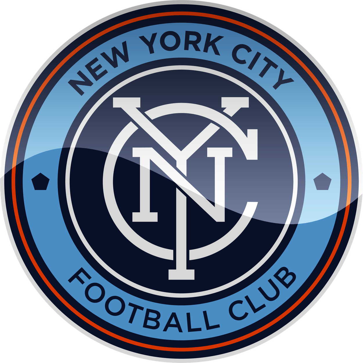 New York City Fc Png Hd (gray, lavender, navy, black)