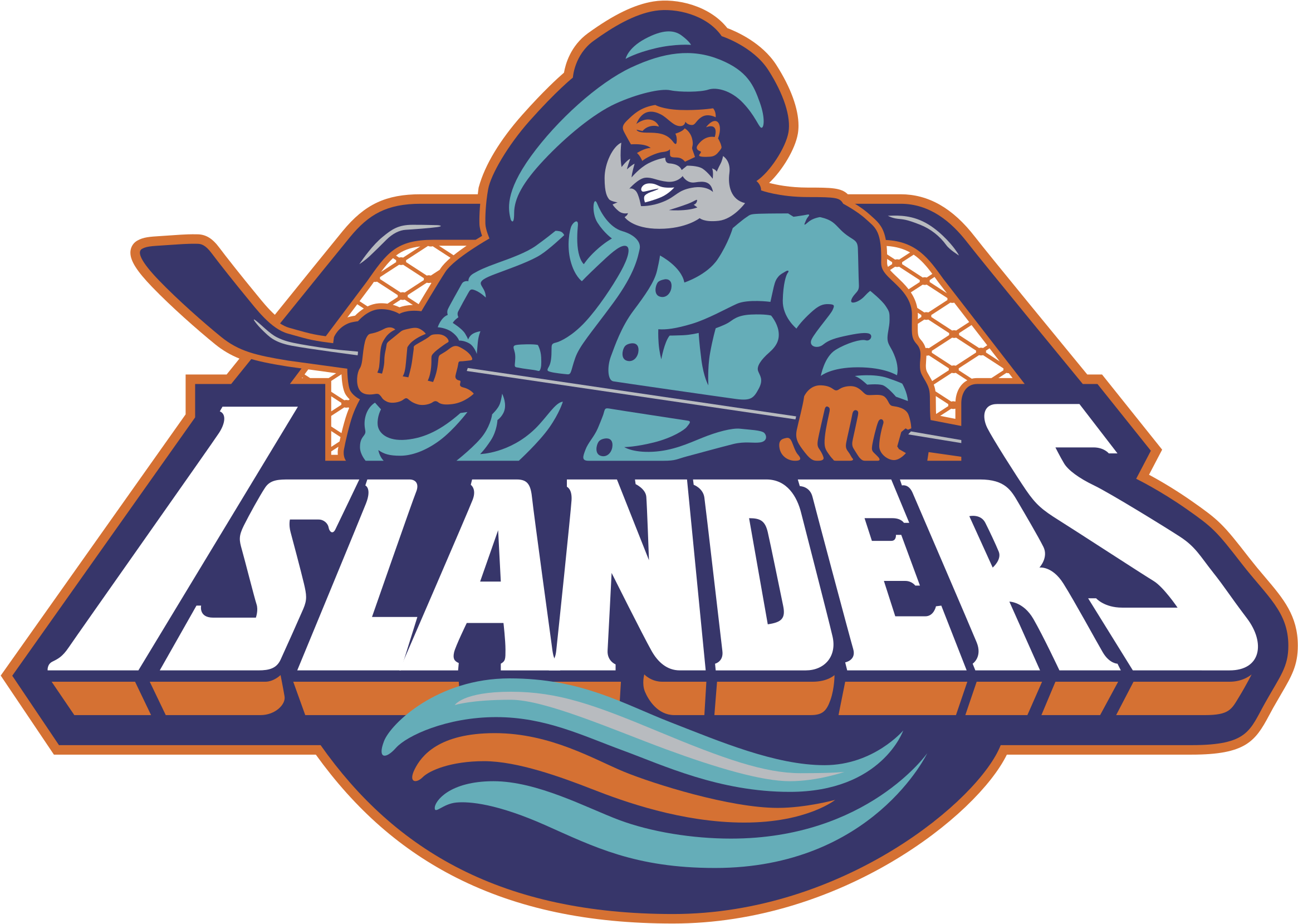 New York Islanders Png (chocolate, indigo, silver, black, white)