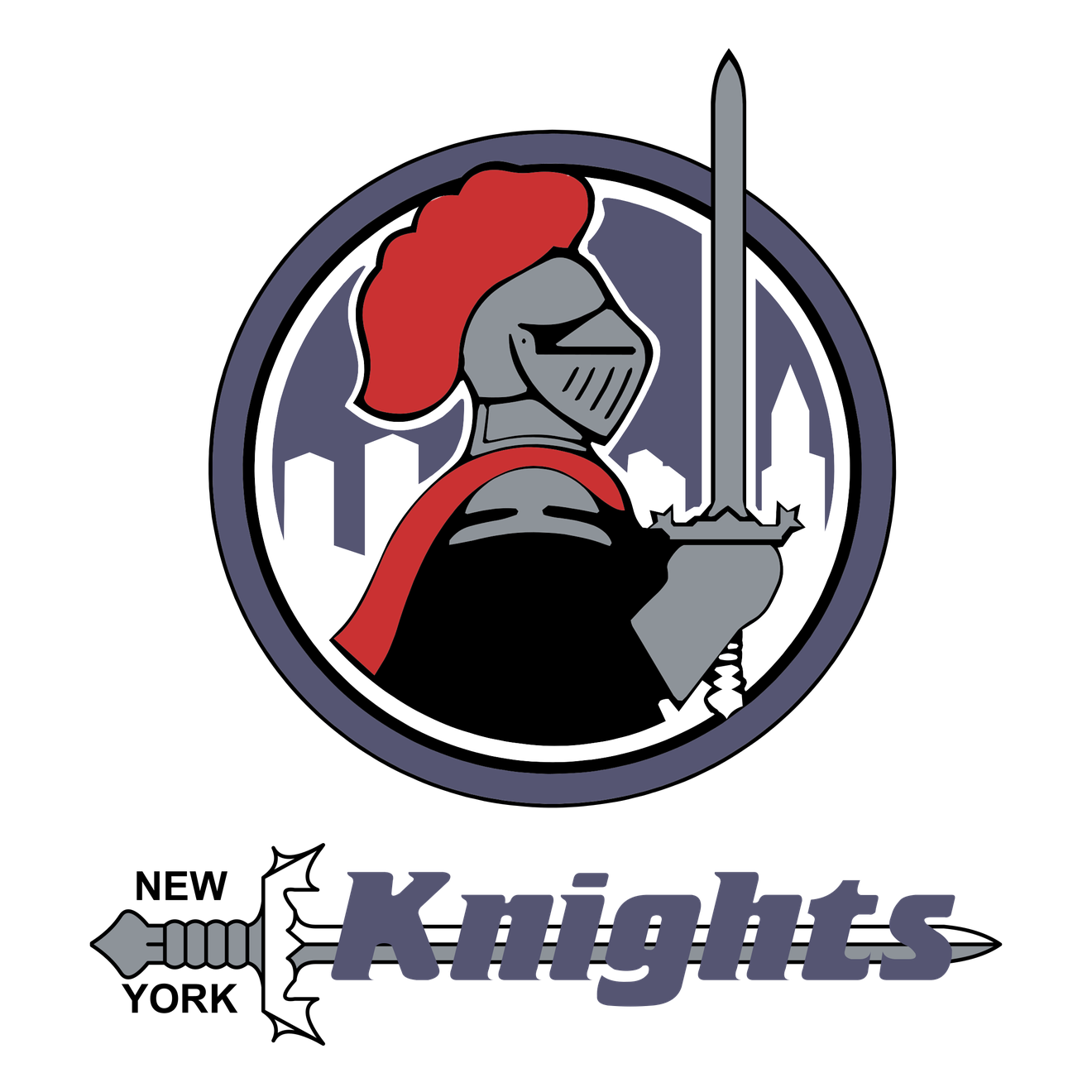 New York Knights Png (white, gray, chocolate, black)