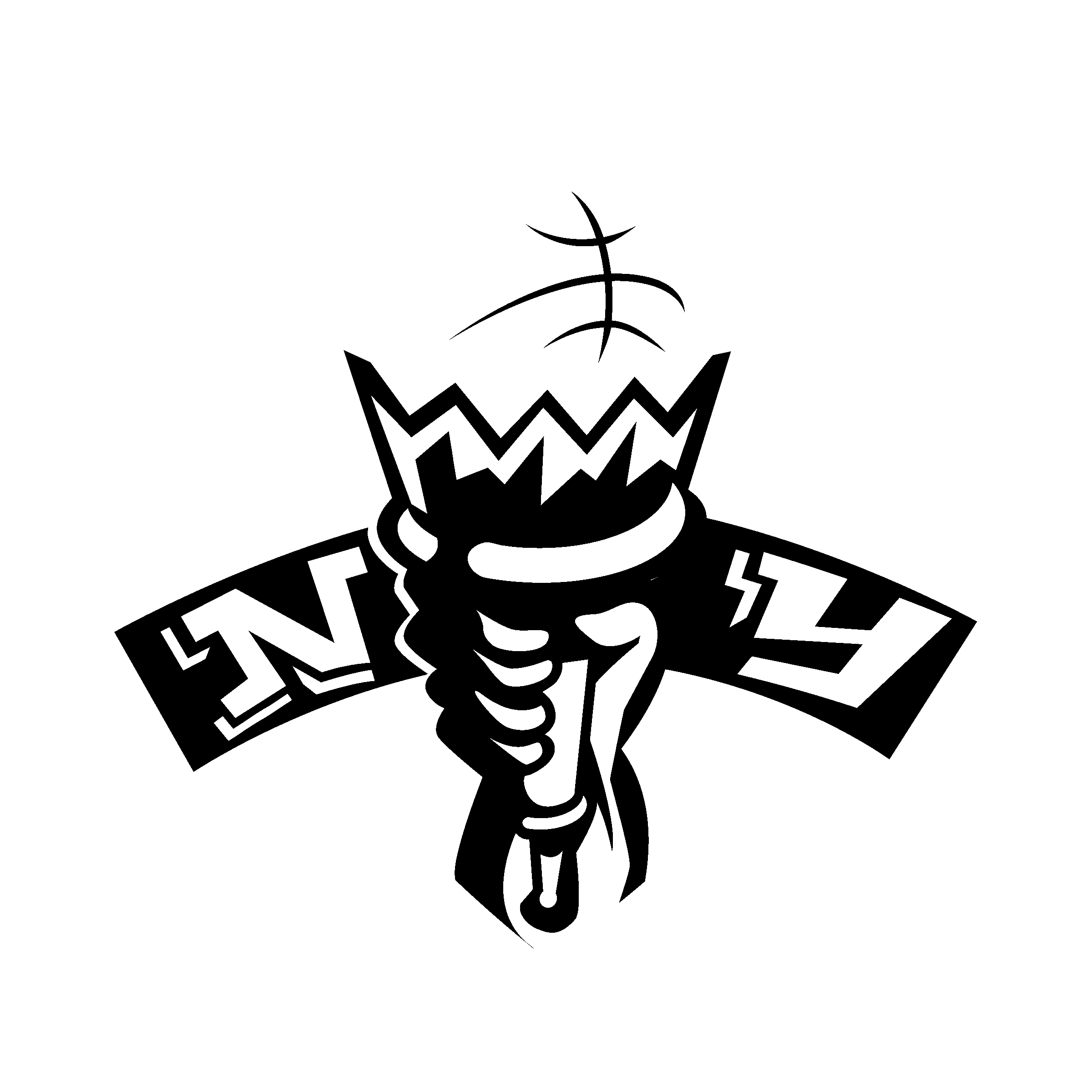 New York Liberty Png File (white, black)