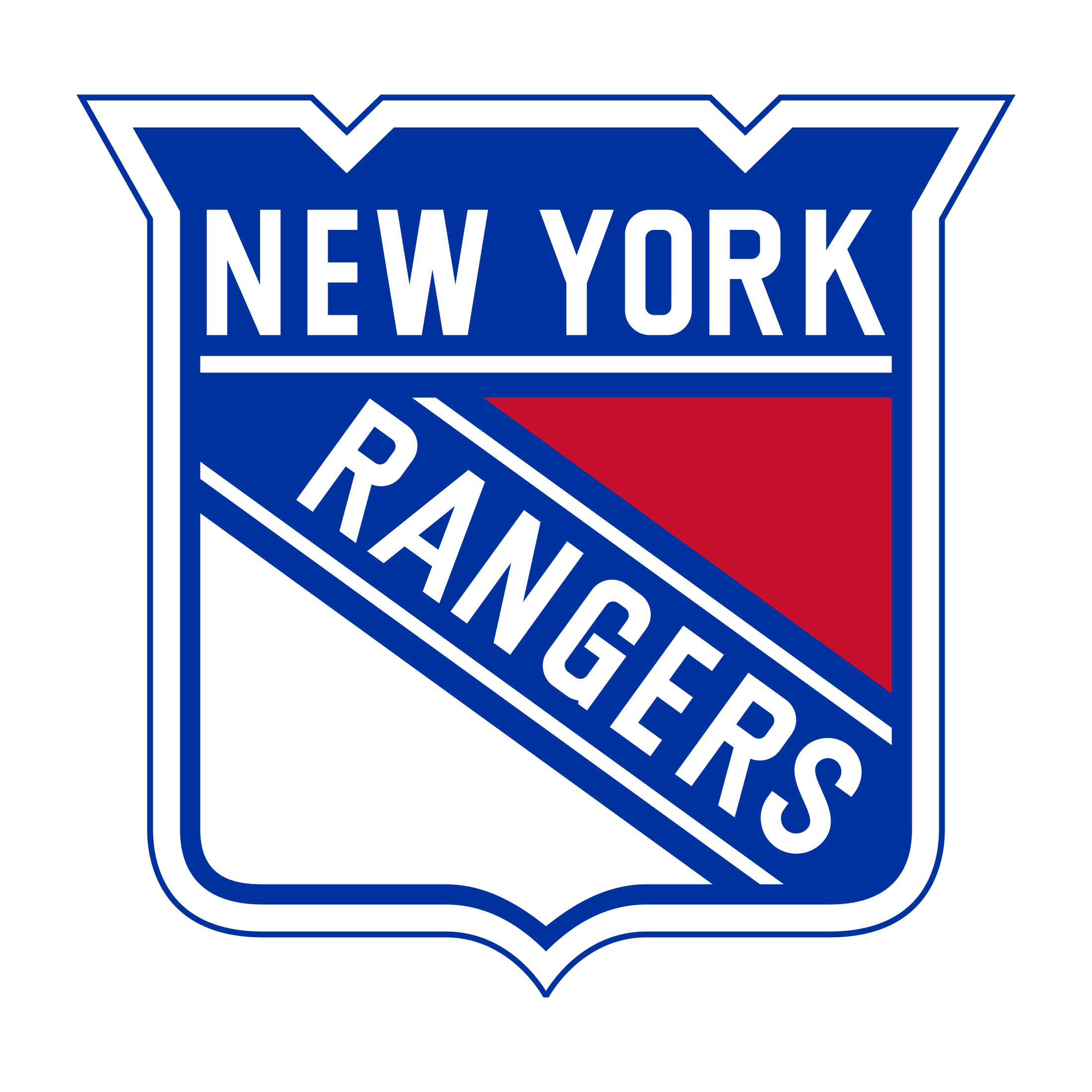 New York Rangers Png (red, gray, black, white, navy)