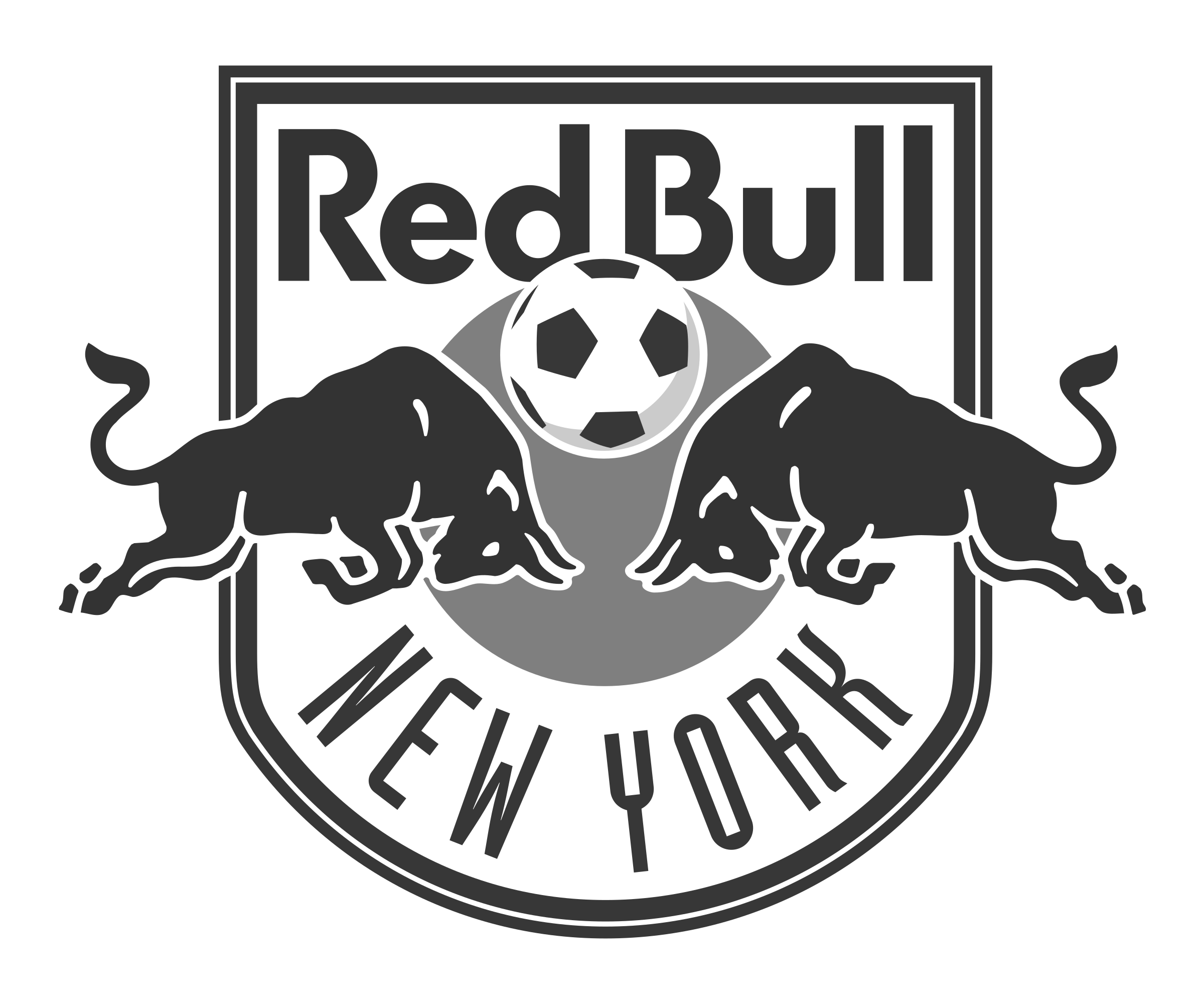 New York Red Bulls Ii Png Hd (white, gray, black, indigo)