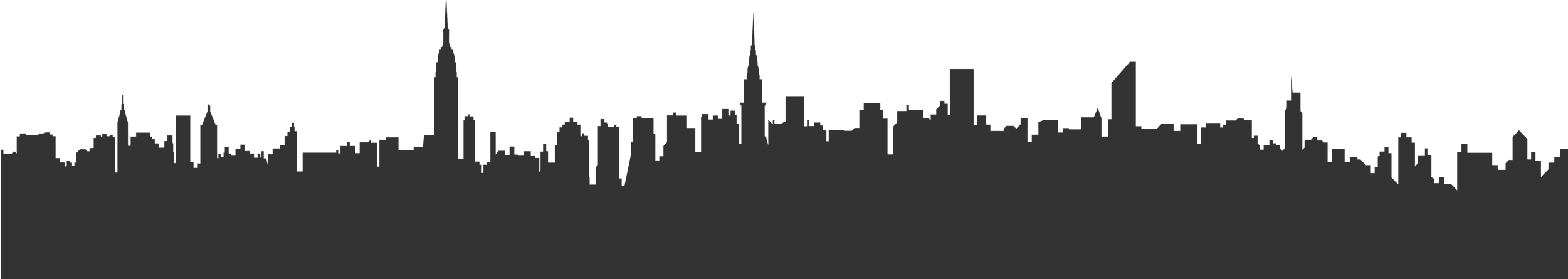 New York Skyline Png Hd (black)