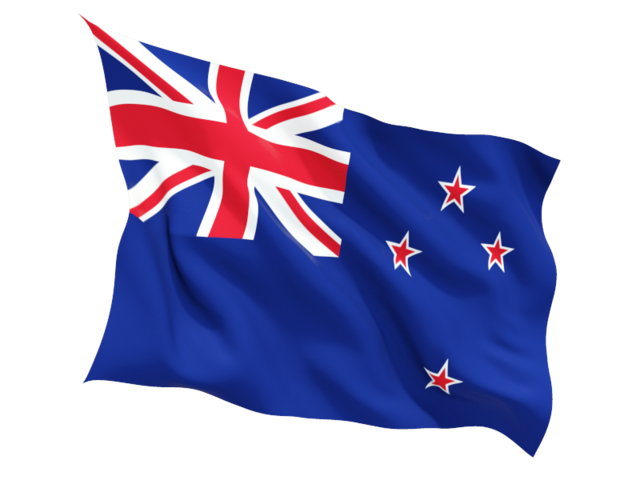 New Zealand Flag Png (black, navy, white)