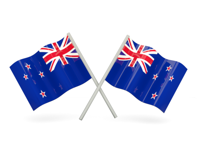 New Zealand Flag Transparent (black, navy)