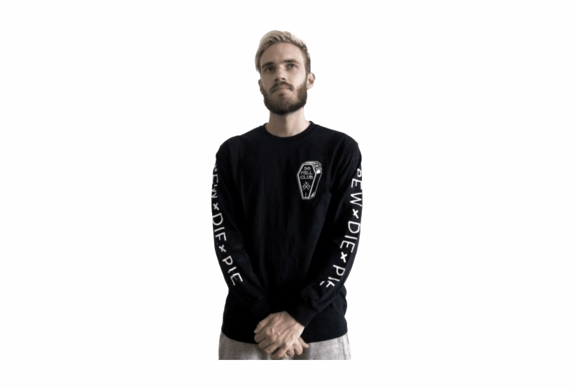 Pewdiepie Png Free Download (white, black)