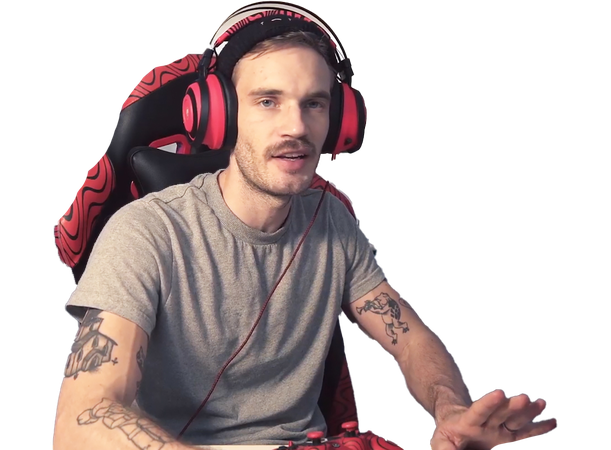 Pewdiepie Png Isolated Photos (black, indigo, pink)