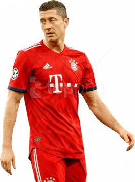 Lewandowski Png Photo (red, maroon, black)