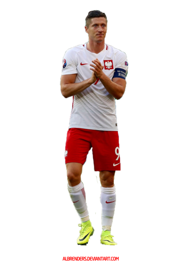 Lewandowski Transparent Background (red, maroon, black)