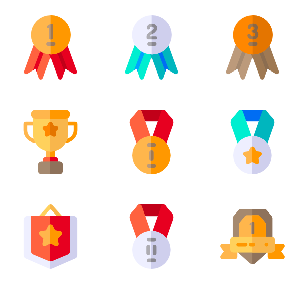 Reward Png File (red, chocolate, black, orange, salmon)