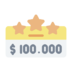 Reward Lottery Money Cash Prize Icon Free Png Icon Download (salmon, beige, black, lavender, pink)