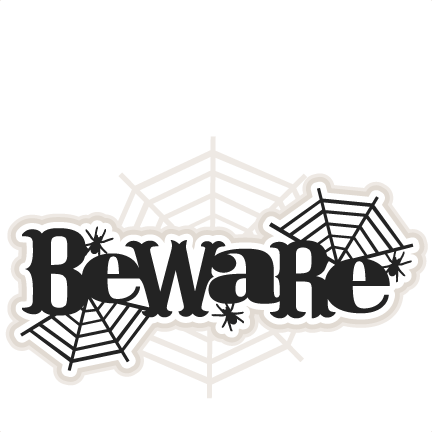 Beware Png Picture (white, beige, black)