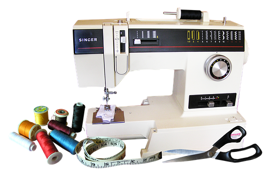 Sewing Machine Png Background Image (black, lavender, white)