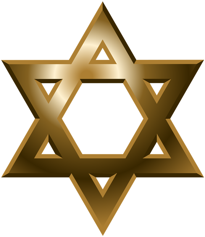 Jewish Vector (black, maroon)