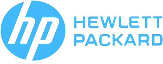 Hewlett Packard Logo Png Image (white, greenish blue, black)