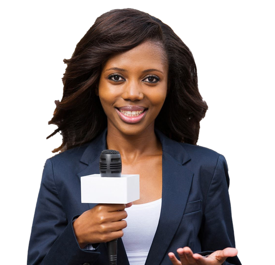 News Reporter Png Photos (white, black)