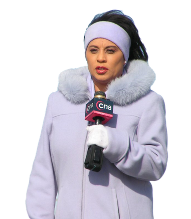 News Reporter Png Picture (lavender, black)