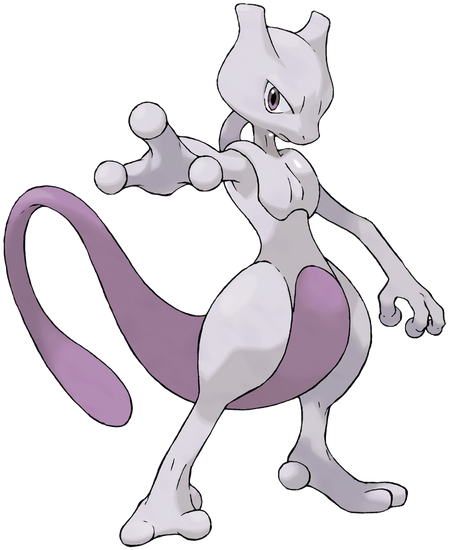 Mewtwo Pokemon Png Free Download (gray, lavender, black, silver)