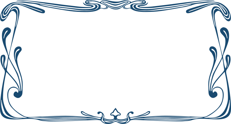 Text Box Frame Png Image (navy, black)