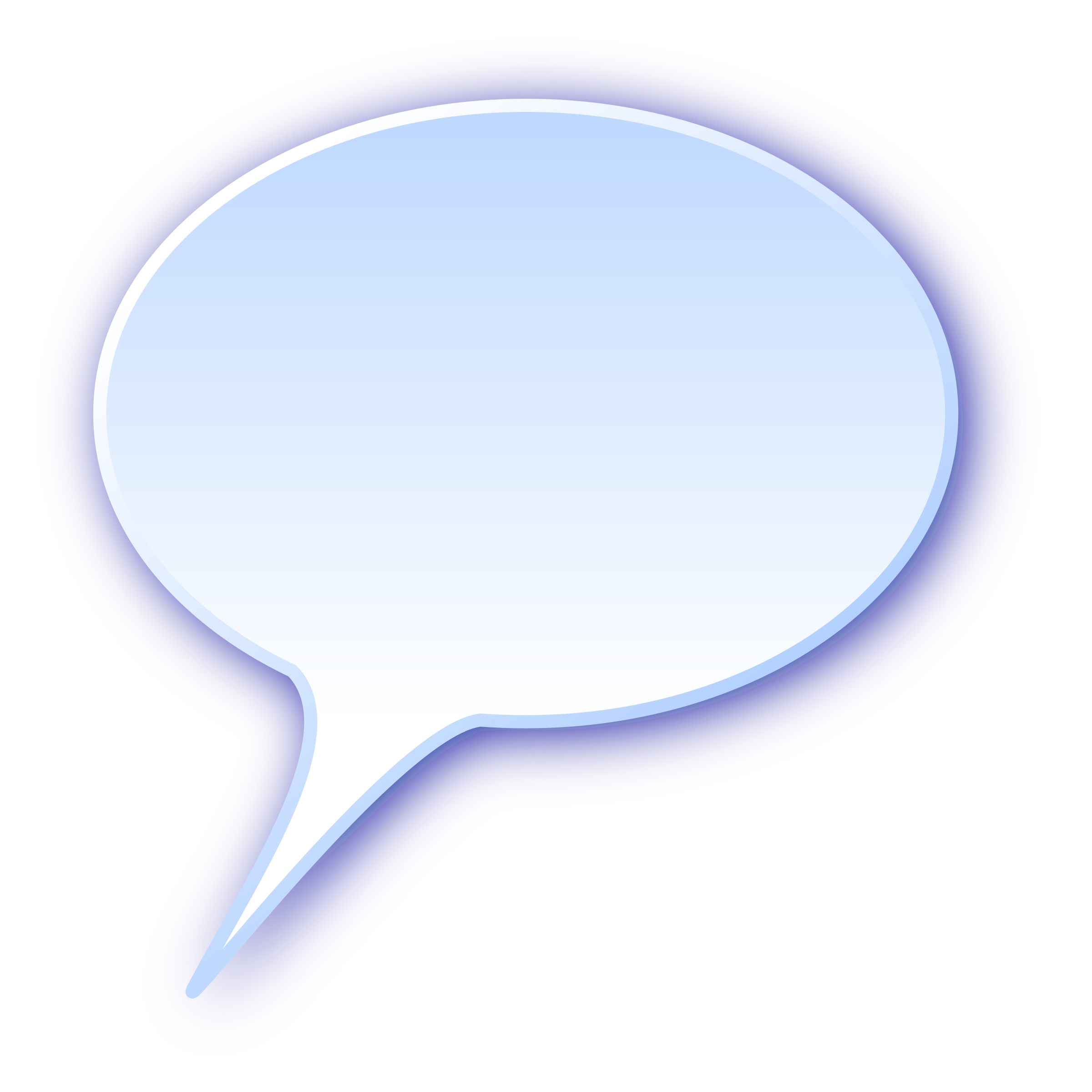 Text Bubble Png Free Image (black, navy, white, lavender)