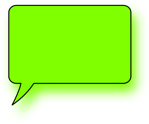 Text Bubble Png Isolated Image (yellow, olive, lime, black)