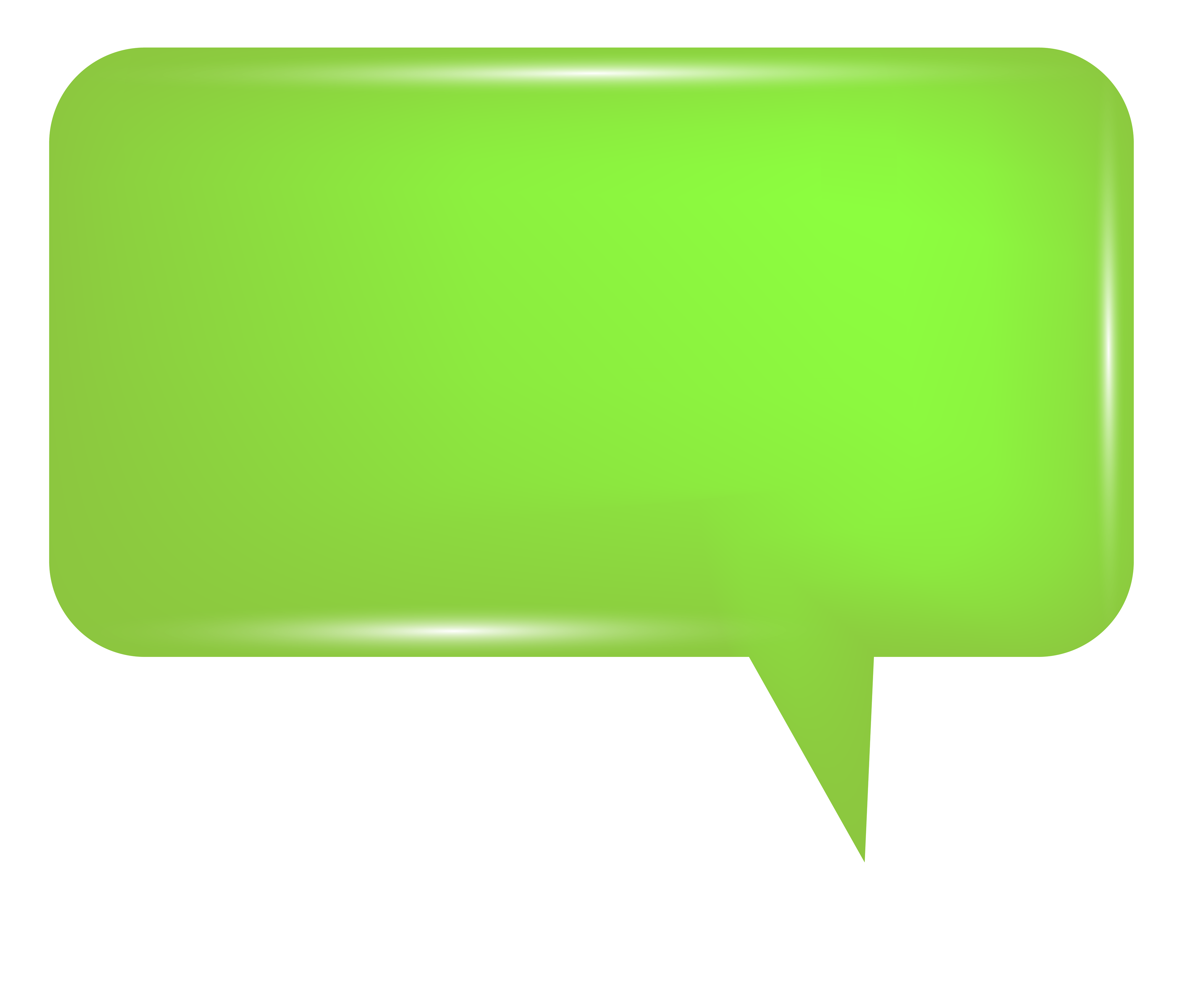 Text Bubble Png Picture (yellow, olive, black, white)