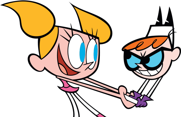 Dexter Sister Dee Dee Png Images (gold, orange, white, black, pink)