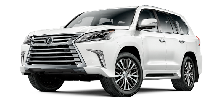 Lexus Lx 570 Png (white, black)