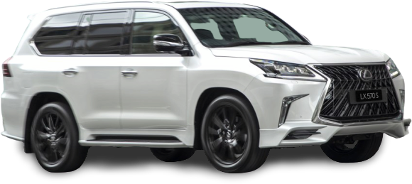 Lexus Lx 570 Transparent Png (white, silver, black)